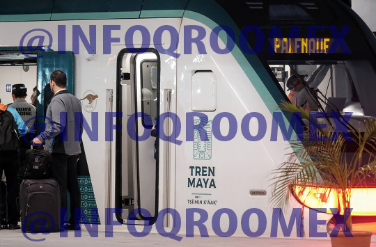 Tren Maya en la estacion Cancun a Palenque
